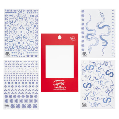 Porcelain Snakes Sneaker Tattoos®